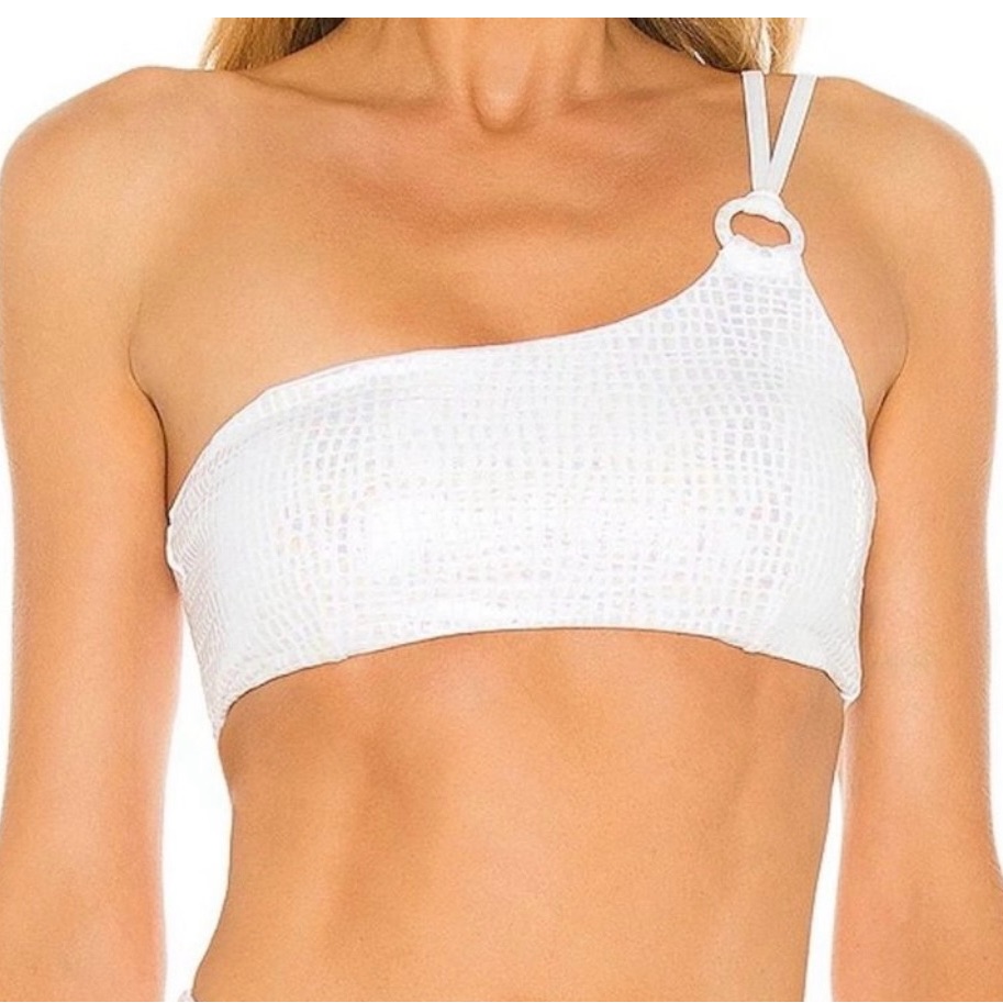 Nwt L*Space Indiana Bikini Swimsuit One Shoulder Top - Small